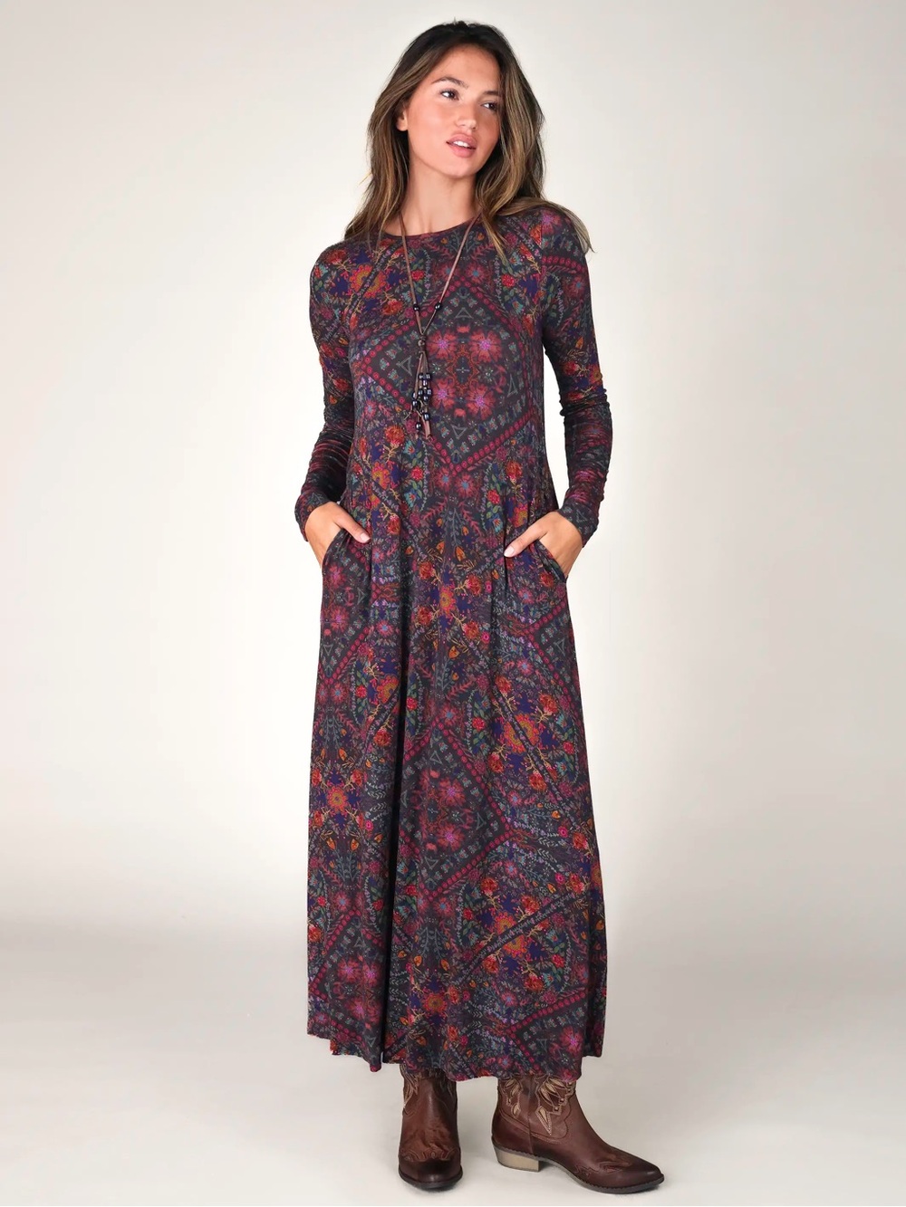 NWT Natural Life Stevie Butter Soft Maxi Dress sz XL